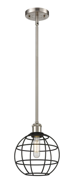 Innovations - 516-1S-SN-CE-8-BK - LED Pendant - Ballston - Satin Nickel