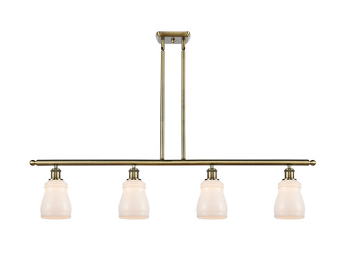 Innovations - 516-4I-AB-G391 - Four Light Island Pendant - Ballston - Antique Brass