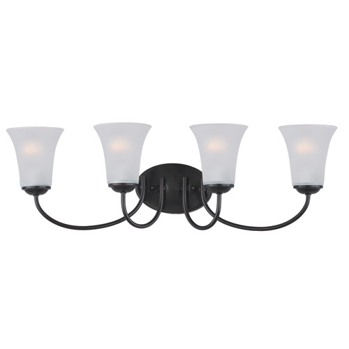 Maxim - 10054FTBK - Four Light Bath Vanity - Logan - Black