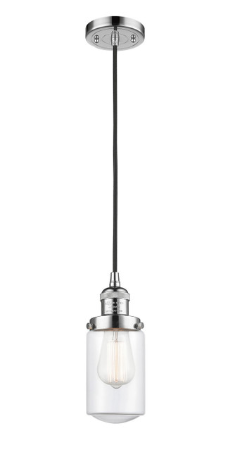 Innovations - 201C-PC-G312-LED - LED Mini Pendant - Franklin Restoration - Polished Chrome