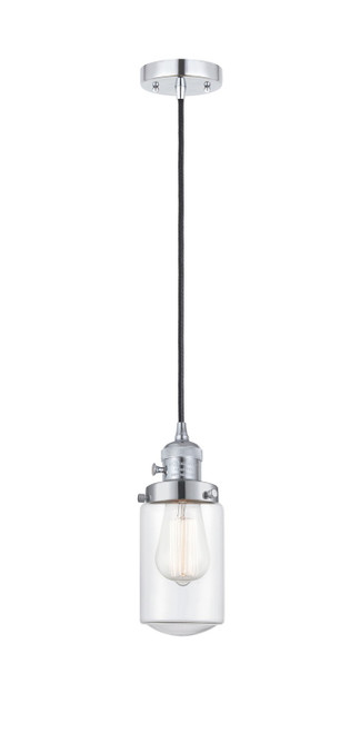 Innovations - 201CSW-PC-G312-LED - LED Mini Pendant - Franklin Restoration - Polished Chrome