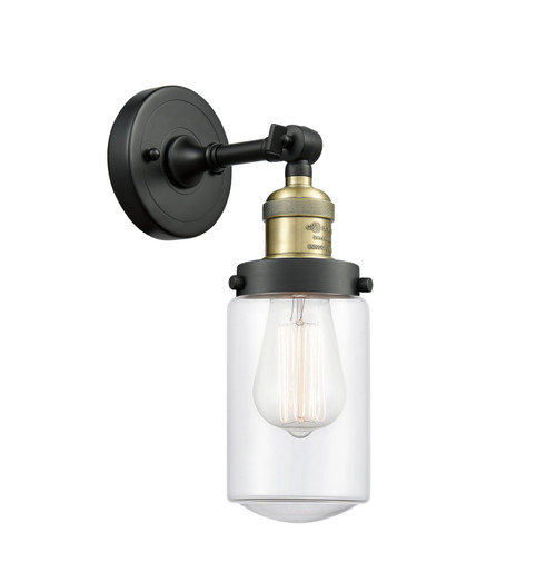 Innovations - 203-BAB-G312 - One Light Wall Sconce - Franklin Restoration - Black Antique Brass