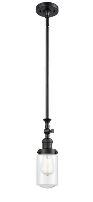 Innovations - 206-BK-G312-LED - LED Mini Pendant - Franklin Restoration - Matte Black