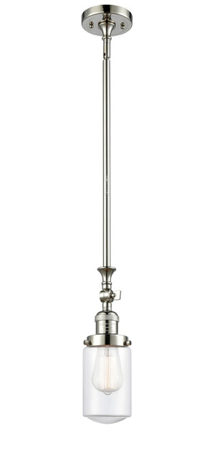 Innovations - 206-PN-G312-LED - LED Mini Pendant - Franklin Restoration - Polished Nickel