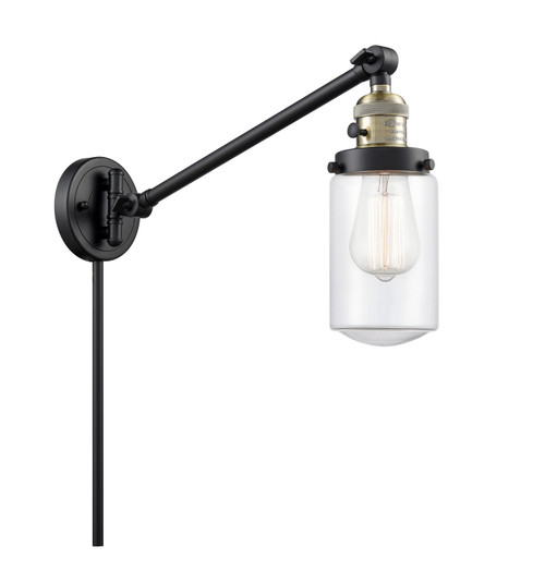 Innovations - 237-BAB-G312-LED - LED Swing Arm Lamp - Franklin Restoration - Black Antique Brass