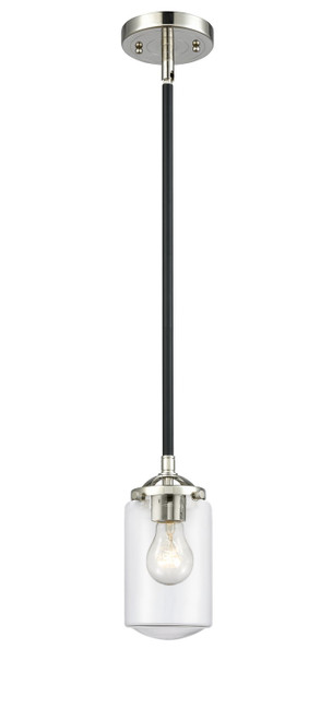 Innovations - 284-1S-BPN-G312 - One Light Mini Pendant - Nouveau - Black Polished Nickel