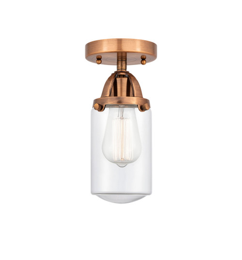 Innovations - 288-1C-AC-G312-LED - LED Semi-Flush Mount - Nouveau 2 - Antique Copper