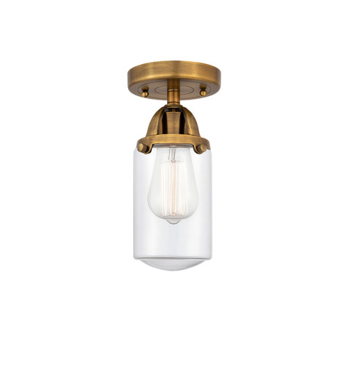 Innovations - 288-1C-BB-G312-LED - LED Semi-Flush Mount - Nouveau 2 - Brushed Brass