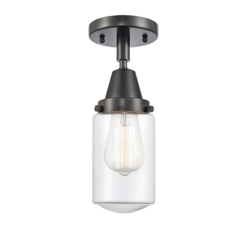 Innovations - 447-1C-BK-G312-LED - LED Flush Mount - Caden - Matte Black