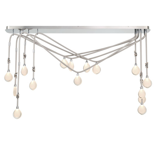 Lib & Co. - 12177-01 - LED Chandelier - Bellissima - Silver Sleeve