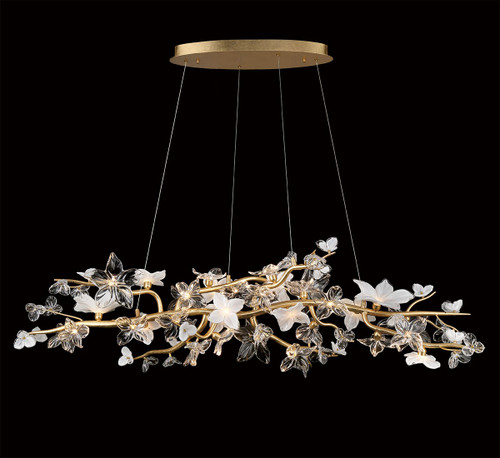 Lib & Co. - 12336-028 - LED Chandelier - Fiori - Gold leaf