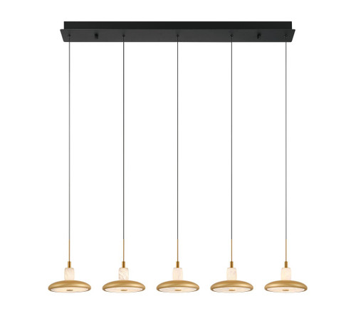Lib & Co. - 12257-02 - LED Chandelier - Mantova - Matte Black