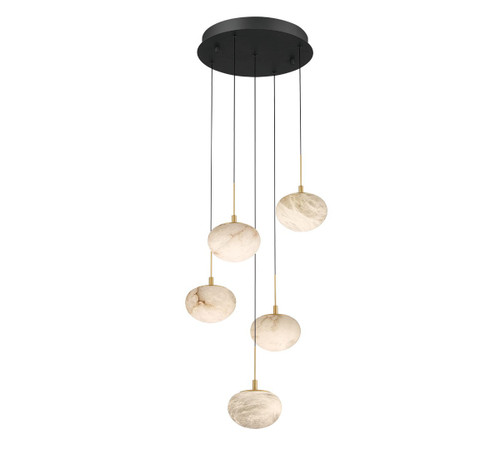 Lib & Co. - 12262-02 - LED Chandelier - Calcolo - Matte black