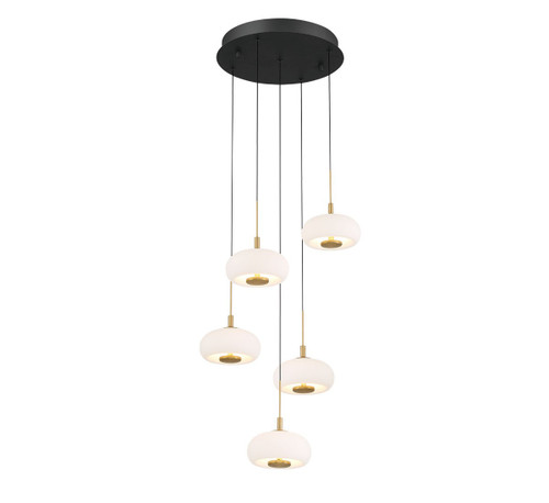 Lib & Co. - 12265-02 - LED Chandelier - Adelfia - Matte Black