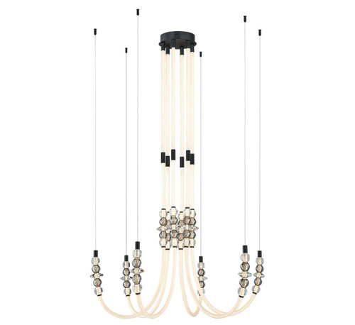Lib & Co. - 12284-02 - LED Chandelier - Alcamo - Matte Black