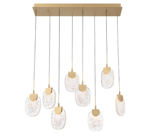Lib & Co. - 12293-030 - LED Chandelier - Castelo - Painted Antique Brass