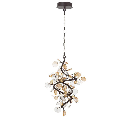 Lib & Co. - 12325-043 - LED Pendant - Pisa - Black with gold accent