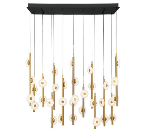 Lib & Co. - 12366-02 - LED Chandelier - Etna - Black