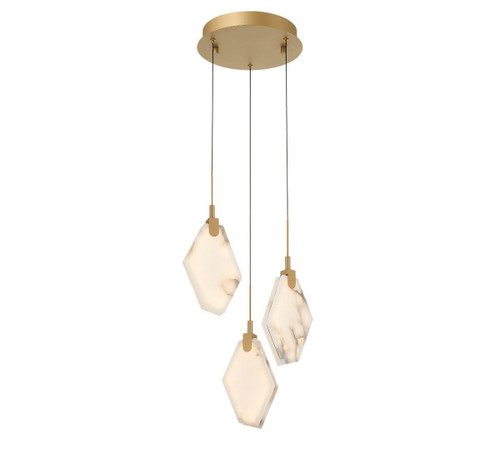Lib & Co. - 12381-030 - LED Pendant - Kosmos - Painted antique brass