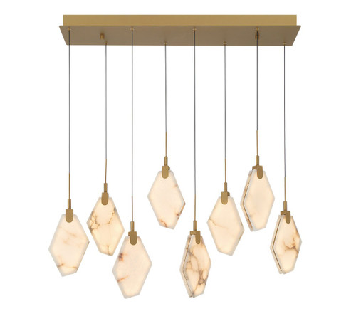 Lib & Co. - 12387-030 - LED Chandelier - Kosmos - Painted antique brass