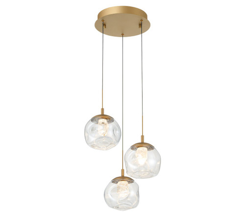 Lib & Co. - 12439-030 - LED Pendant - Camerino - Painted antique brass