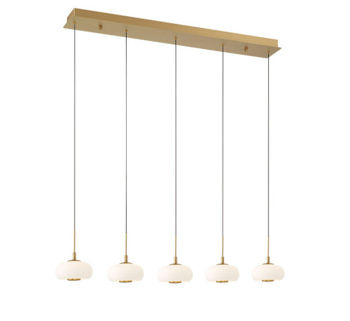 Lib & Co. - 10199-030 - LED Chandelier - Adelfia - Antique Brass