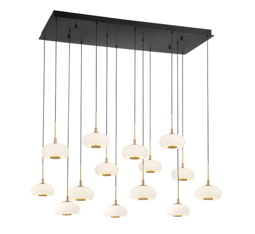 Lib & Co. - 10200-02 - LED Chandelier - Adelfia - Matte Black