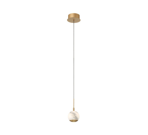 Lib & Co. - 10202-030 - LED Pendant - Baveno - Painted Antique Brass