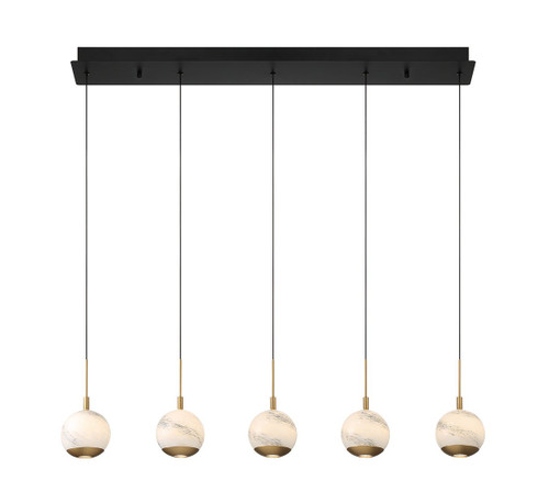 Lib & Co. - 10208-02 - LED Chandelier - Baveno - Matte Black
