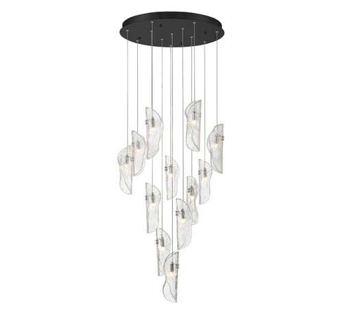 Lib & Co. - 10164-017-02 - LED Chandelier - Sorrento - Black