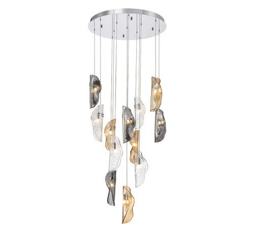 Lib & Co. - 10164-023-01 - LED Chandelier - Sorrento - Chrome