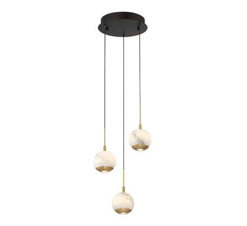 Lib & Co. - 10203-02 - LED Pendant - Baveno - Matte Black