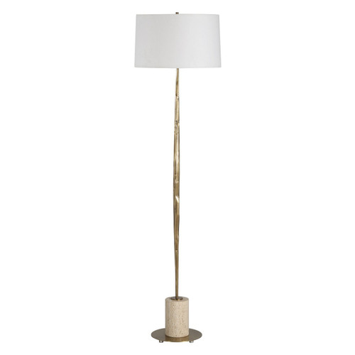 Uttermost - 30841 - One Light Floor Lamp - Halen - Antique Brass