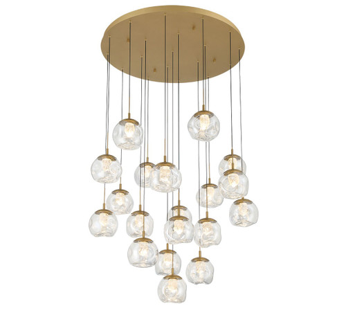 Lib & Co. - 12442-030 - LED Chandelier - Camerino - Painted antique brass