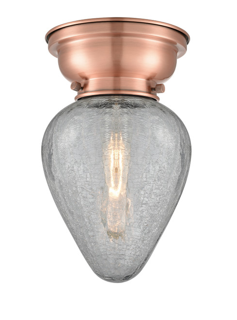 Innovations - 623-1F-AC-G165 - One Light Flush Mount - Franklin Restoration - Antique Copper