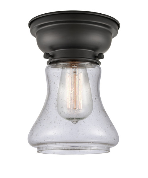 Innovations - 623-1F-BK-G194-LED - LED Flush Mount - Franklin Restoration - Matte Black