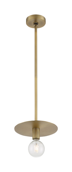 Nuvo Lighting - 60-7242 - One Light Mini Pendant - Bizet - Vintage Brass