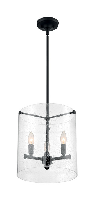 Nuvo Lighting - 60-7287 - Three Light Pendant - Bransel - Matte Black