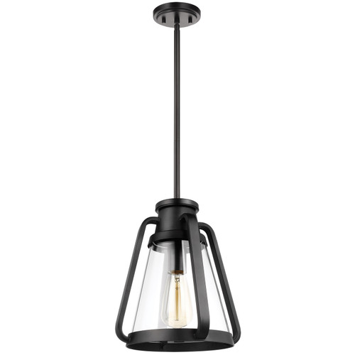 Nuvo Lighting - 60-7552 - One Light Pendant - Everett - Matte Black