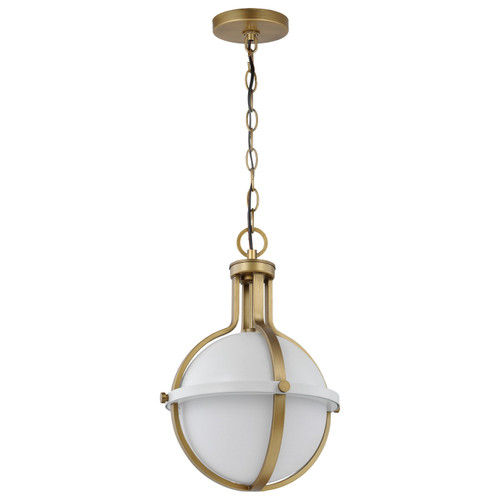 Nuvo Lighting - 60-7664 - One Light Pendant - Lincoln - Matte White