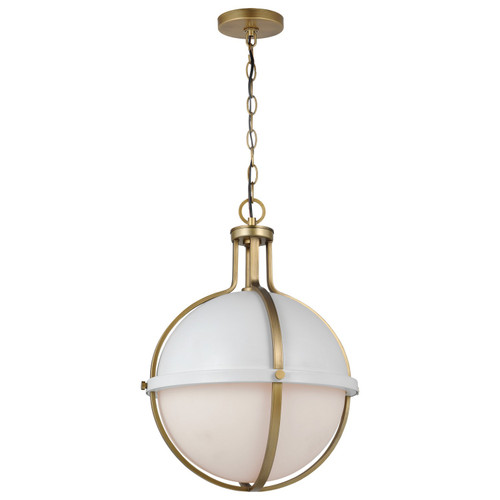 Nuvo Lighting - 60-7665 - One Light Pendant - Lincoln - Matte White