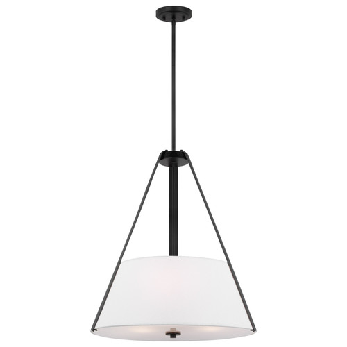 Nuvo Lighting - 60-7696 - Three Light Pendant - Brewster - Black