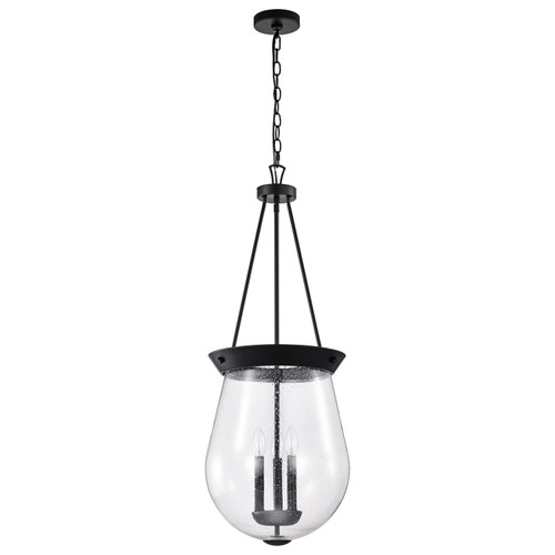 Nuvo Lighting - 60-7803 - Three Light Pendant - Boliver - Matte Black
