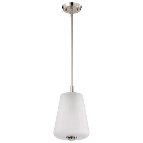 Nuvo Lighting - 60-8227 - One Light Pendant - Lune - Brushed Nickel