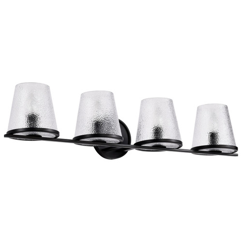 Nuvo Lighting - 60-8254 - Four Light Vanity - Valentine - Black