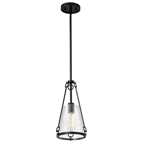 Nuvo Lighting - 60-8255 - One Light Pendant - Valentine - Black
