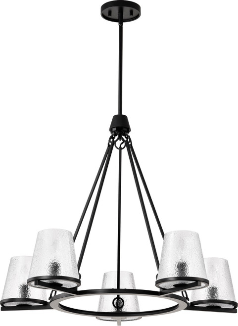 Nuvo Lighting - 60-8258 - Five Light Chandelier - Valentine - Black