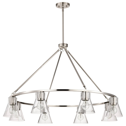 Nuvo Lighting - 60-8336 - Eight Light Chandelier - Gianna - Brushed Nickel
