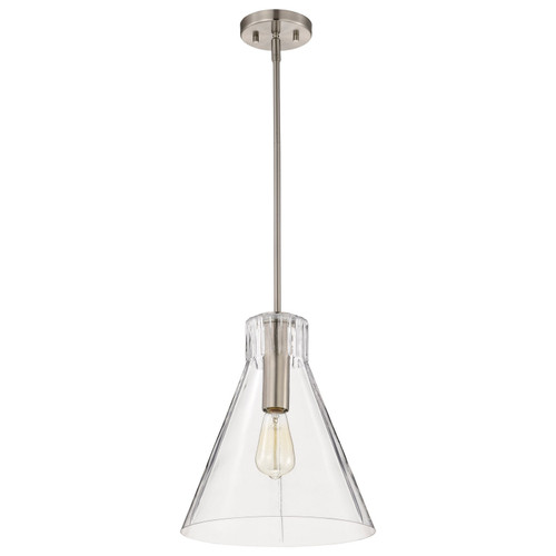 Nuvo Lighting - 60-8338 - One Light Pendant - Gianna - Brushed Nickel