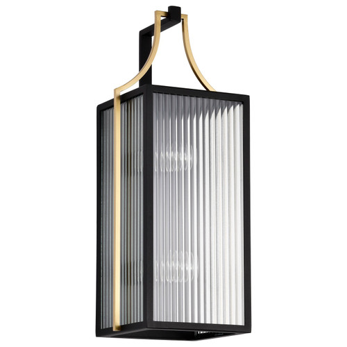 Nuvo Lighting - 60-8503 - Two Light Outdoor Wall Lantern - Holden - Black / Gold